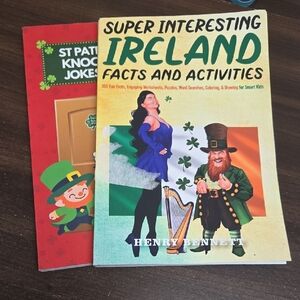 Set of Ireland Themed Joke and Facts Books for Kids